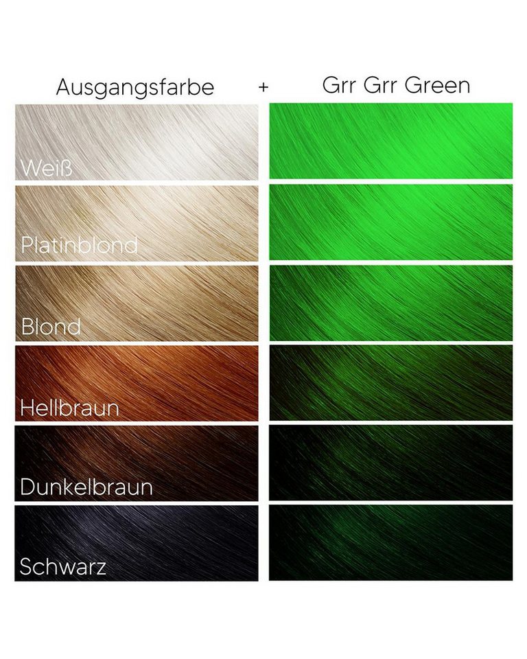 Headshot Hair Dye Haarfarbe Grr Grr Green Bild 4