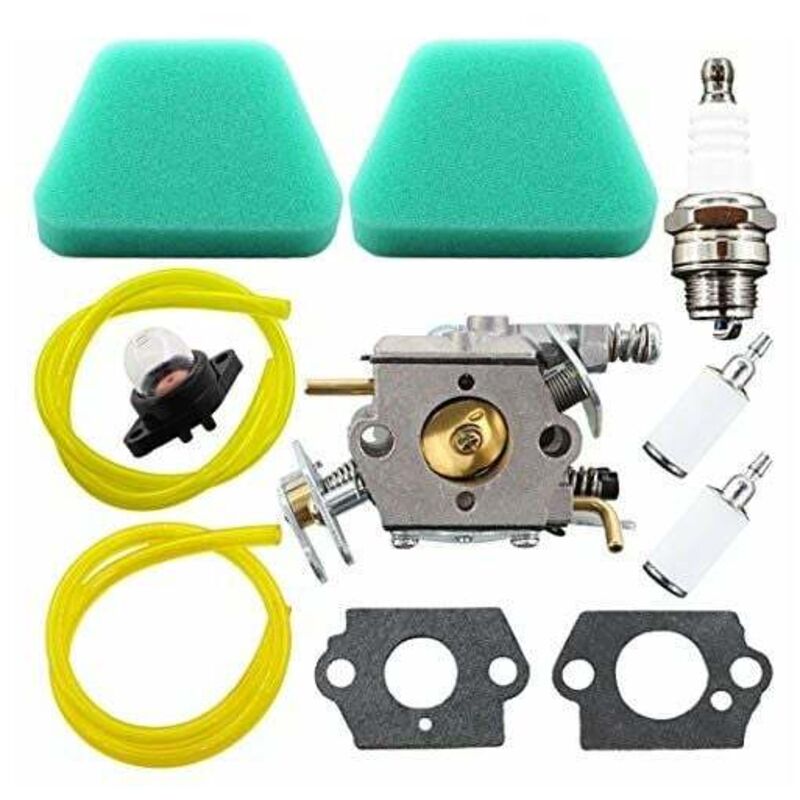 Carburateur Compatible Poulan Pro 2250 2450 2550 260 Pp220 Pp230 Remplace Walbro Wt-625 Zama C1q-w9 530071621 Avec Filtre À Air
