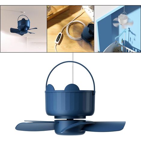 Tragbarer Ventilator Blau Für Den Haushalt – Praktisch Und Langlebig – Zuverlässig Und Benutzerfreundlich