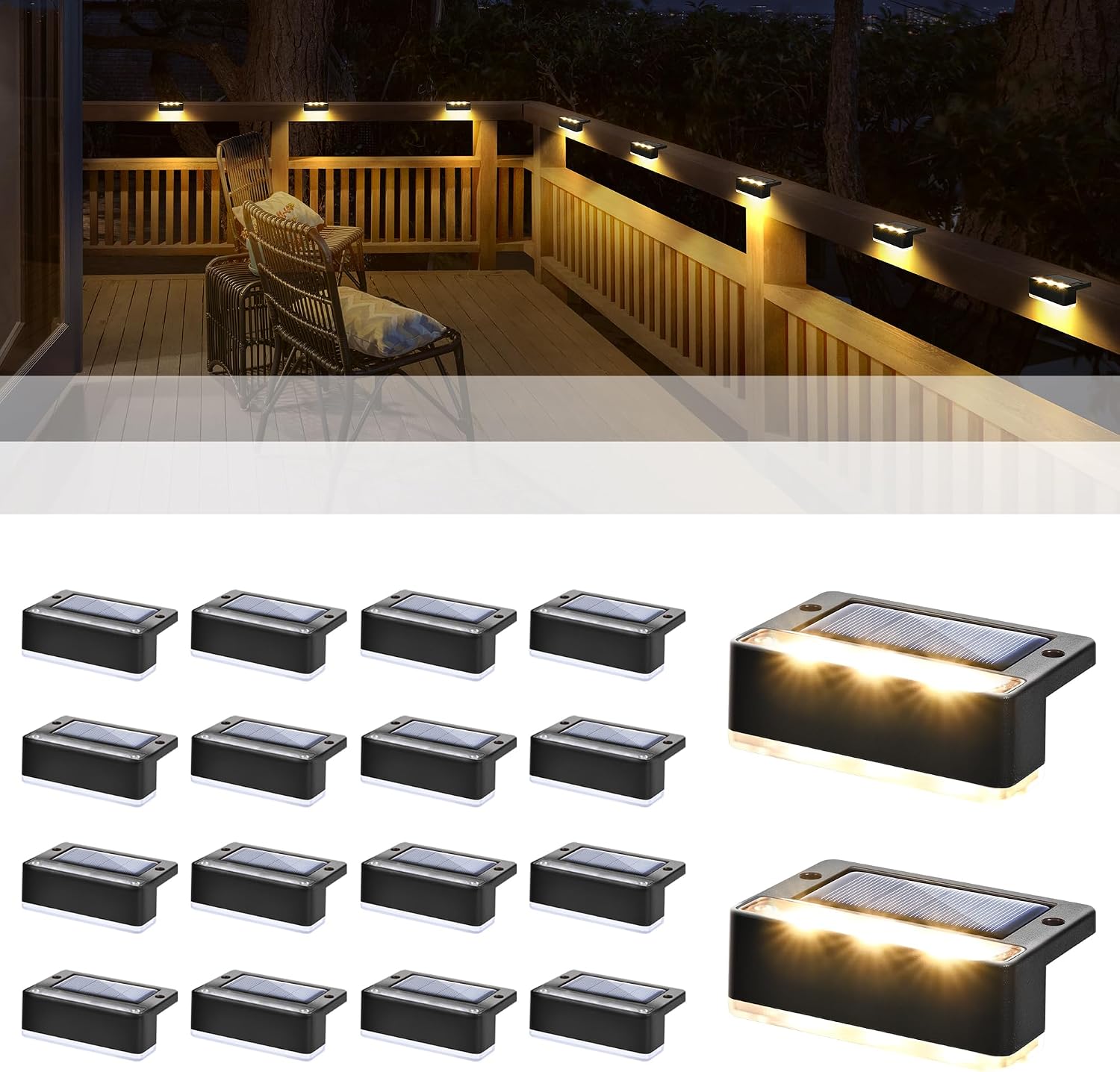 Set Von 16 Lampes Weiß Für Den Garten – Wetterfest Und Robust – Zuverlässig Und Benutzerfreundlich – Economy-lösung