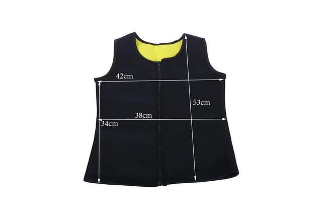 Sport-Knight® Funktionstop Herren Neopren Fitnessshirt mit Reißverschluss – Figurformend