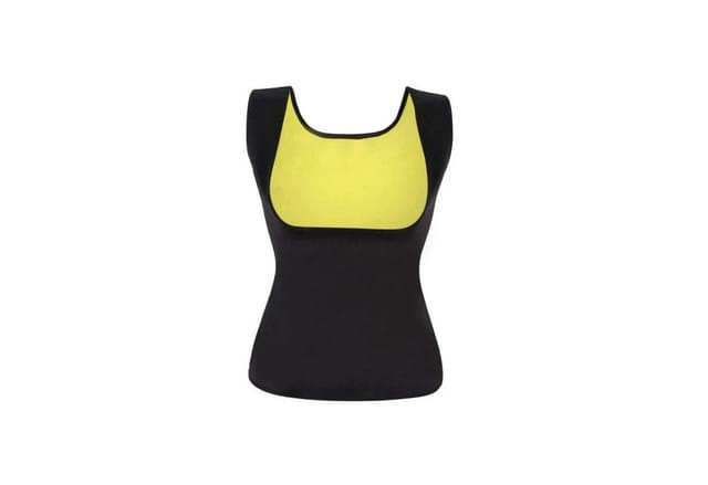 Sport-Knight® Funktionstop Damen Neopren Fitnessshirt – Figurformendes Top für Fettverbrennung