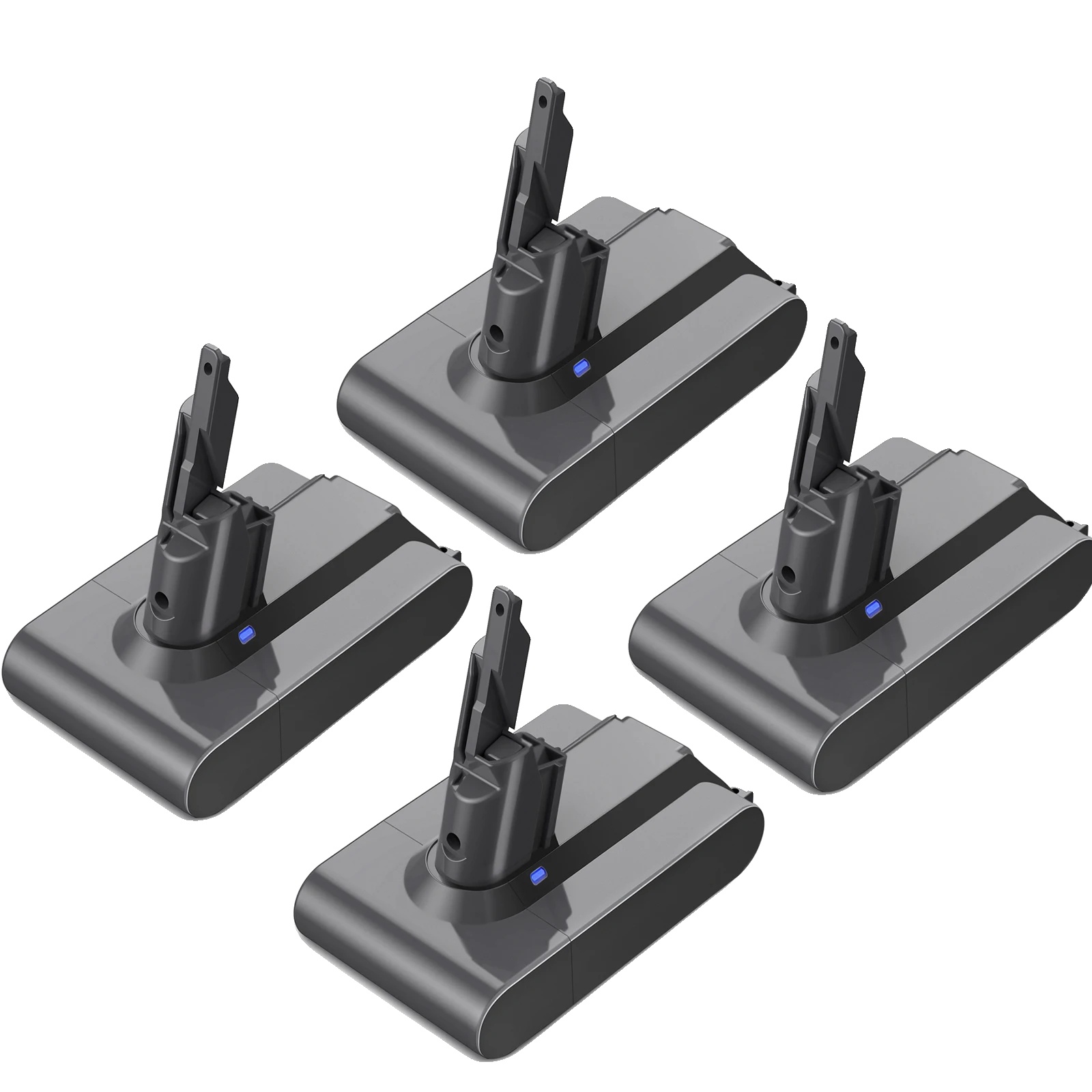 Akku, 21,6 V, Wiederaufladbar, 6000 Mah Kapazität, 4er-pack 6,0 Ah