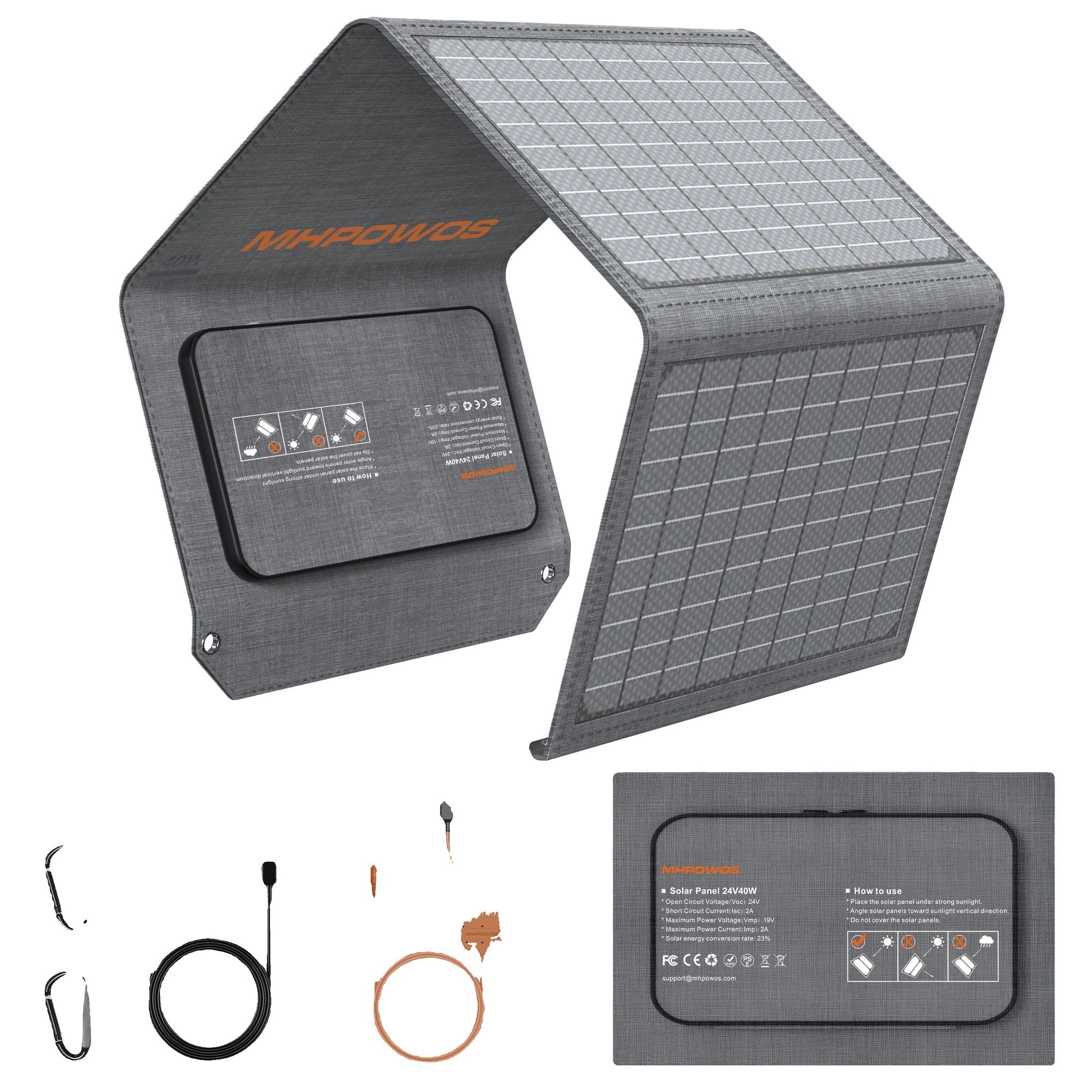 Hocheffizientes, Flexibles Solarmodul-set (300 W)