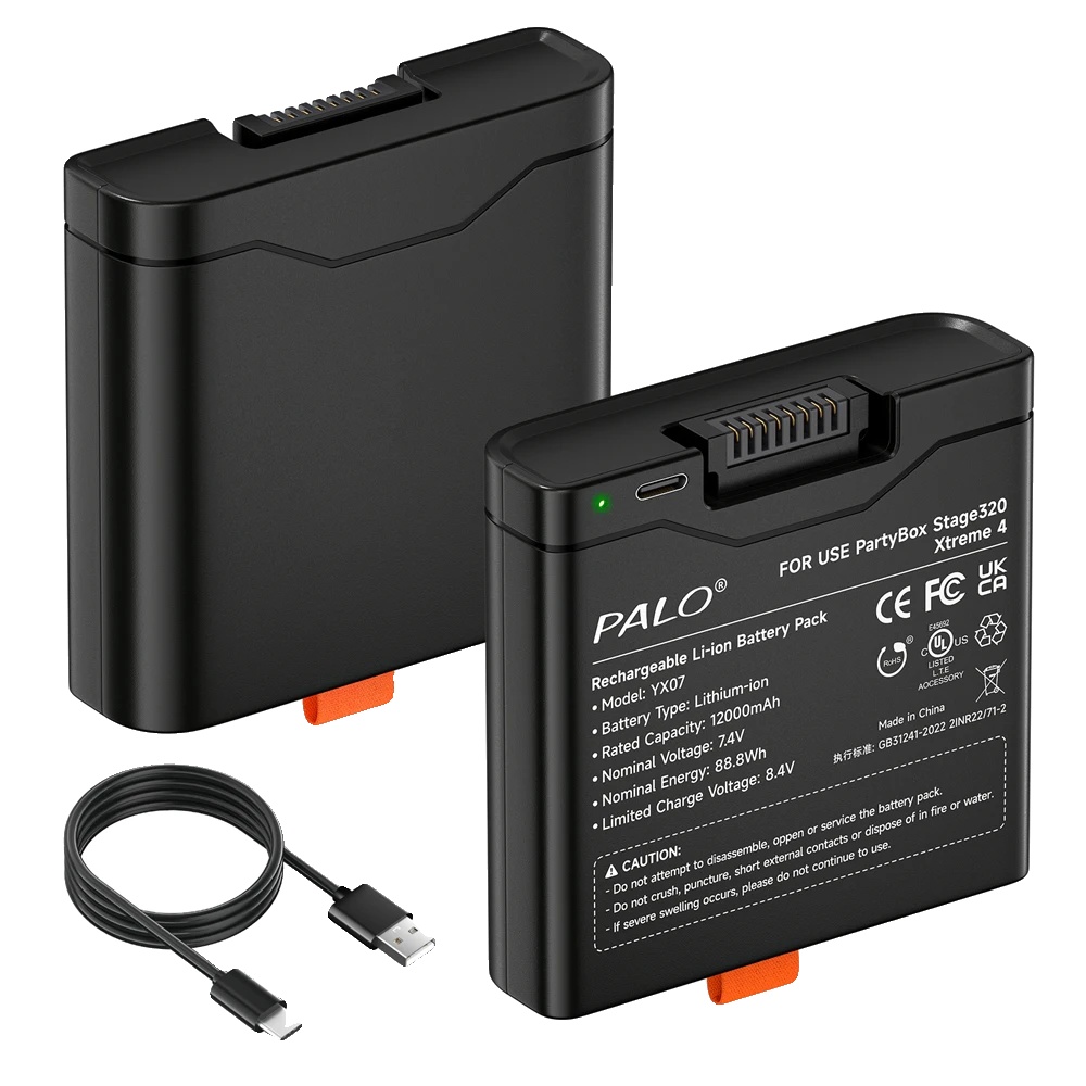 Akku, 12000 Mah Kapazität, Usb-c-ladeanschluss, 1 Stück