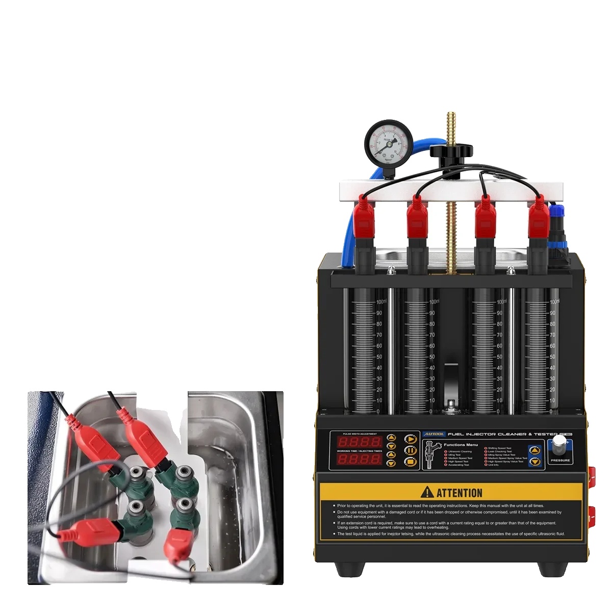 Pneumatischer Flüssigkeitsspender, 6 L/10 L Fassungsvermögen, Kompatibel Mit Verschiedenen Fahrzeugen, Pneumatischer Dosiermechanismus, Druckbegrenzungsventil, Tragbare Ausführung