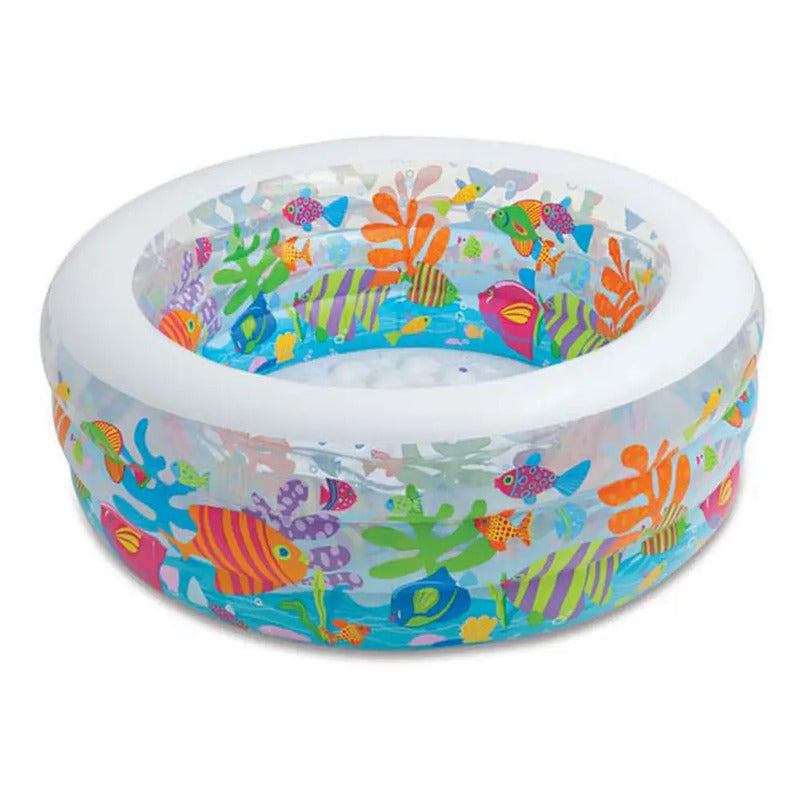 [neuwertig] B-ware Intex Pool Schwimmbecken Little Otter Aufblasbar Ablassventil Kinder 152 X 56 Cm