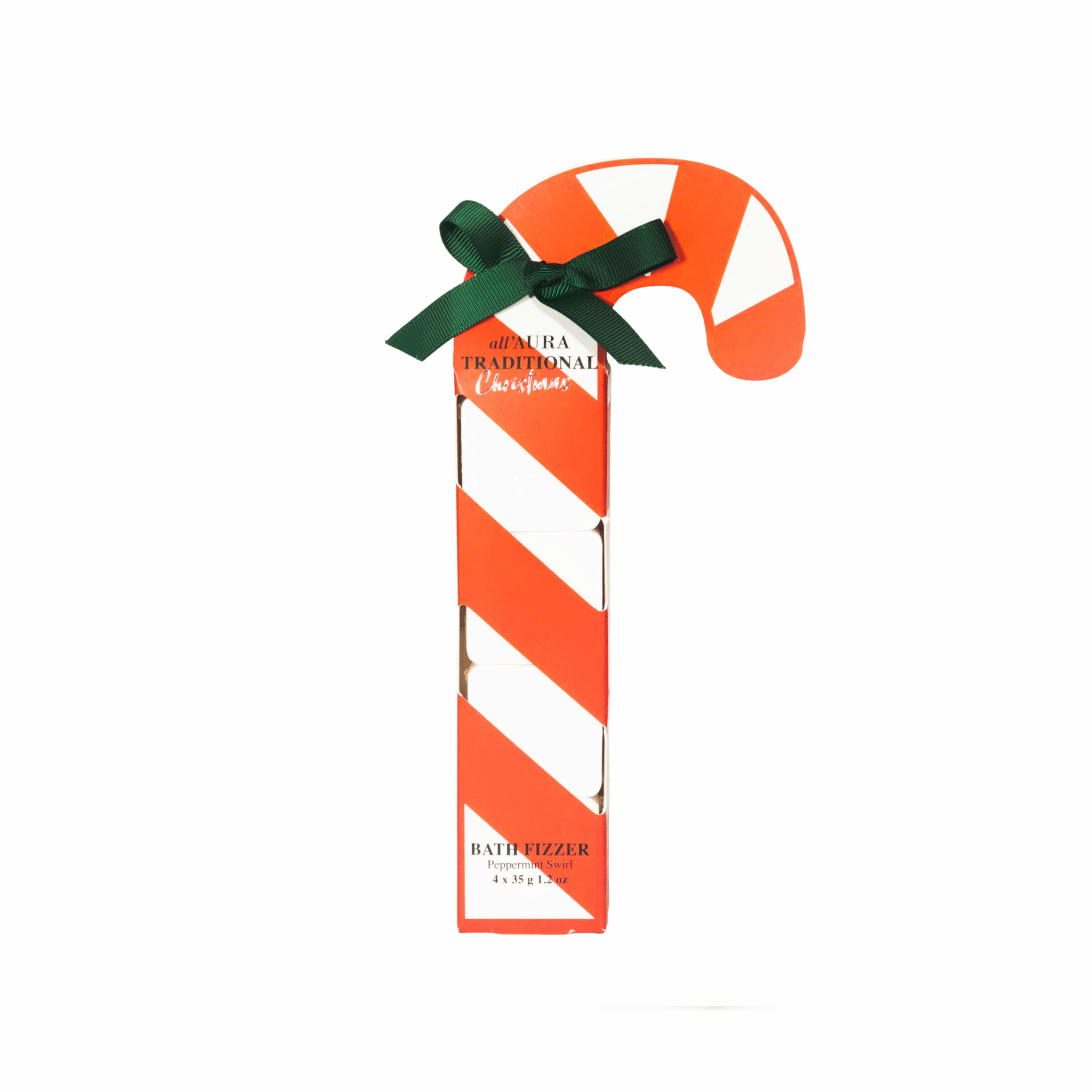 All''aura Aura X-mass Set Christmas Candy Fizzle Badebälle 4 X 35g