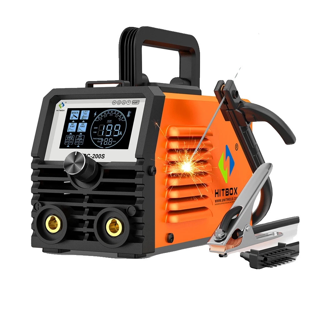 Schweißgerät, 2-in-1 Mma/lift-tig, Igbt-inverter, Arc200s, Eu-stecker 220–240 V