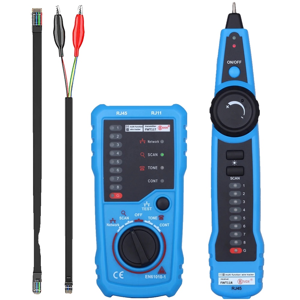 Kabeltester, Rj11- Und Rj45-kabelverfolgung, Aderreihenfolgekalibrierung, Leitungserkennung
