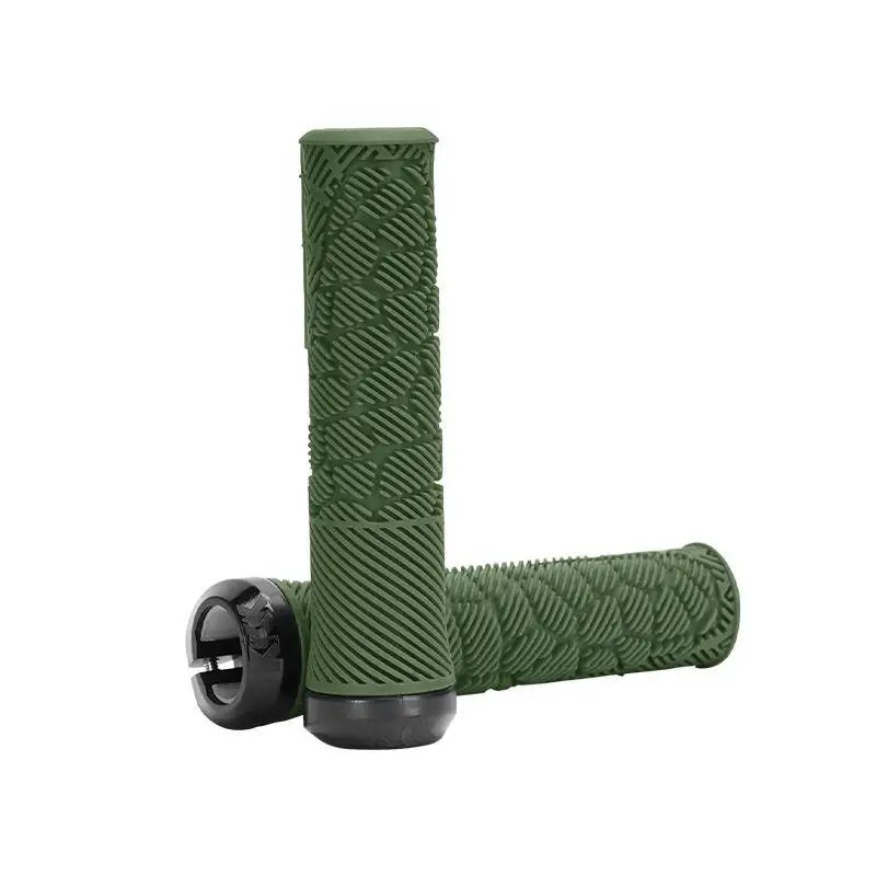 Lenkergriffe, Fahrradlenkergriffe, Tpr 145 Mm Mit Klemme, Enlee Grün