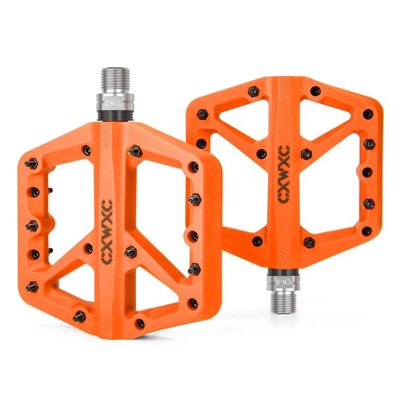 Orange Cxwxc Plattform-fahrradpedale Mit Nylon-gedichteten Lagern