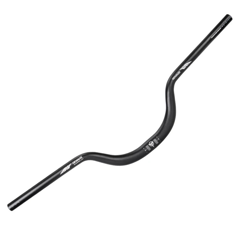 Aluminium-fahrradlenker, 780 Mm Höhe, 90 Mm Rise, Schwarz