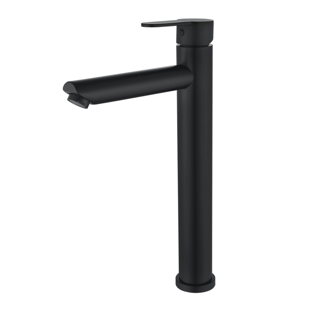 Wezer Eko11a-09-black Hoher Waschtischhahn