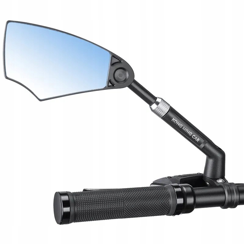 Fahrradspiegel, Blendfreies Glas, Verstellbar 14-19 Cm, Winkel 360°, Links