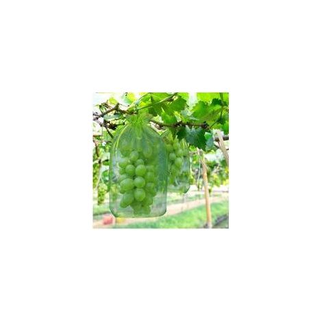 Sac Antimouches Et Oiseaux Pour Melons, 100 Pièces, 35 X 25 Cm, Avec Cordon De Serrage Pour Une Protection Complète