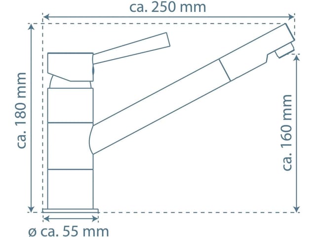 SCHÜTTE Cornwall Spüle Stand (Kupfer-Hochglanz)