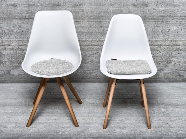 MAGMA Stuhlkissen Avaro 4er Set (Eckig, Grau)