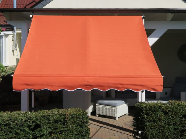 Grasekamp Klemmmarkise (Orange, 200x130 cm)
