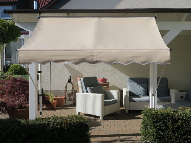 Grasekamp Klemmmarkise (Sand, 200x130 cm)