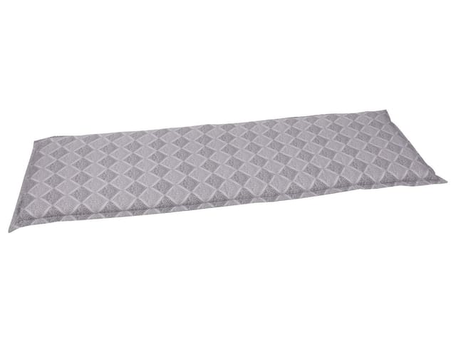 GO-DE TEXTIL Gartenauflage Raute (Bankauflage 3-Sitzer, Grau)