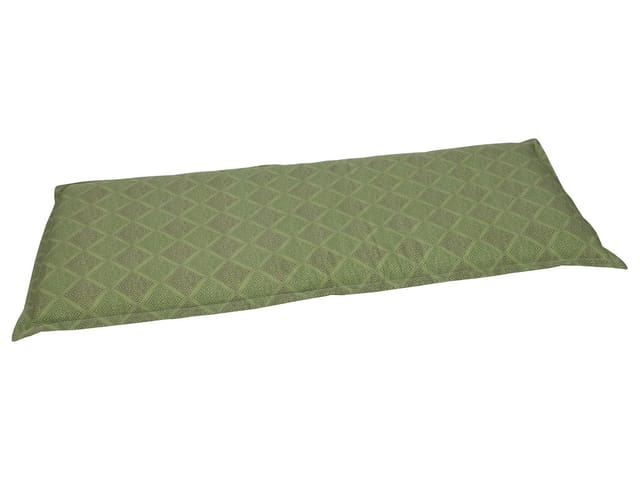 GO-DE TEXTIL Gartenauflage Raute (Bankauflage 2-Sitzer, Grün)
