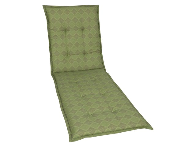 GO-DE TEXTIL Gartenauflage Raute (Liegenauflage, Grün)