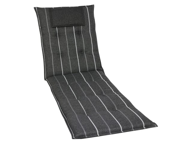 GO-DE TEXTIL Gartenauflage Wendauflage (liegenauflage, Anthrazit)