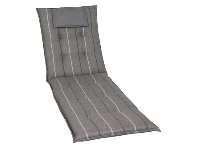 GO-DE TEXTIL Gartenauflage Wendauflage (liegenauflage, Grau)