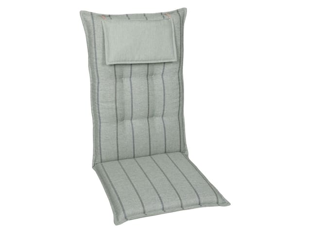 GO-DE Textil Gartenauflage Wendauflage (2er Set Hochlehner, Taupe)