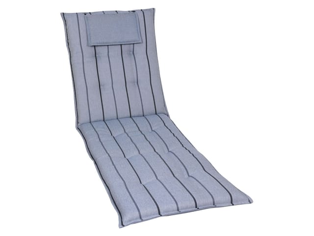 GO-DE TEXTIL Gartenauflage Wendauflage (liegenauflage, Blau)
