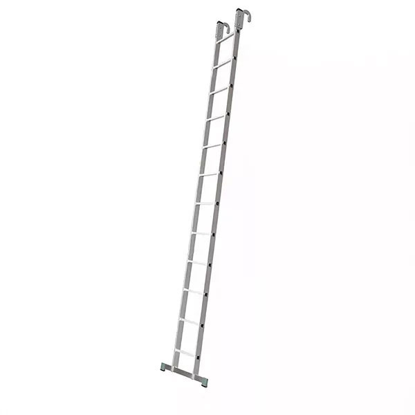 Anlegeleiter Mit 11 Sprossen – Erreichbare Höhe 2,95 M – Breite 0,34 M – Mit Haken, Öffnung 55 Mm - 7111-cr-fac60