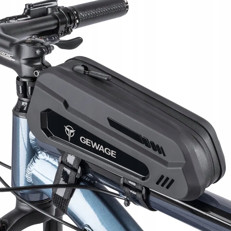 Gewage Wasserdichte Fahrrad-fronttasche, Schwarz, Für Rahmen