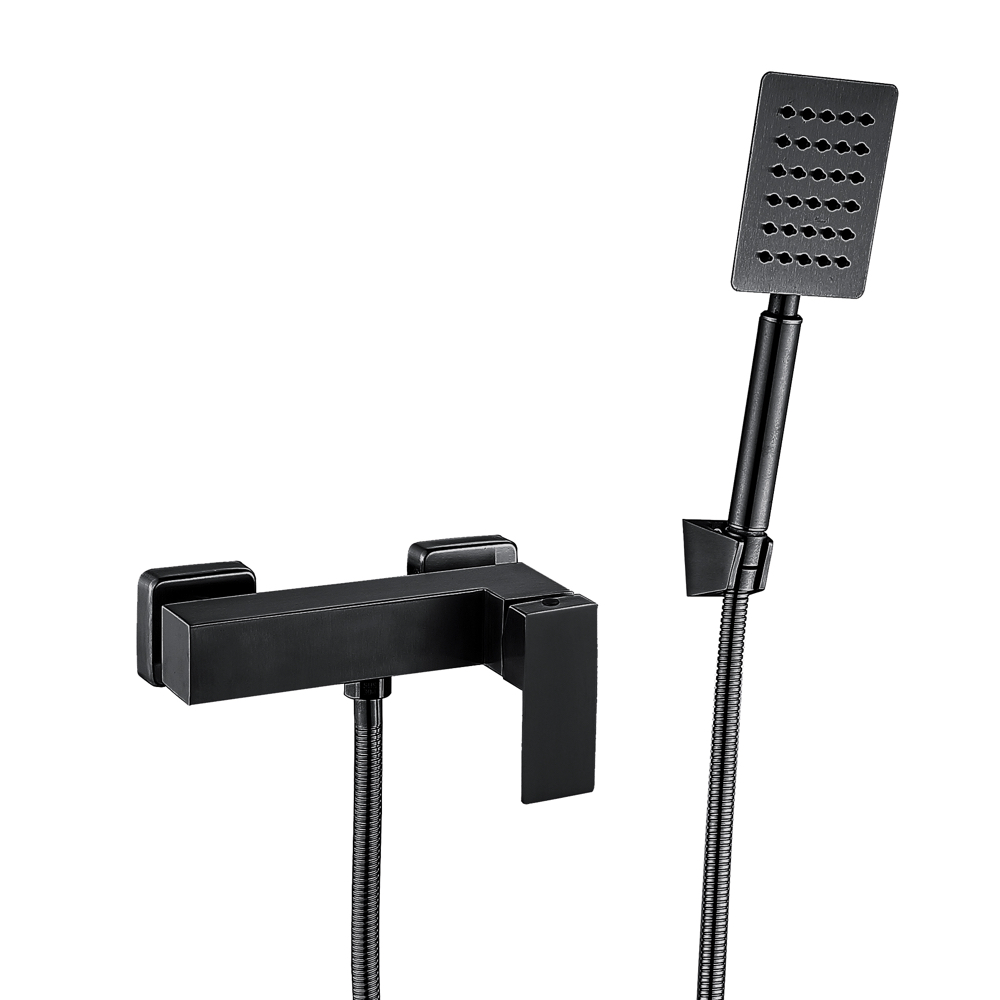 Wezer Pro5b-02-black Duscharmaturen Mit Duschset