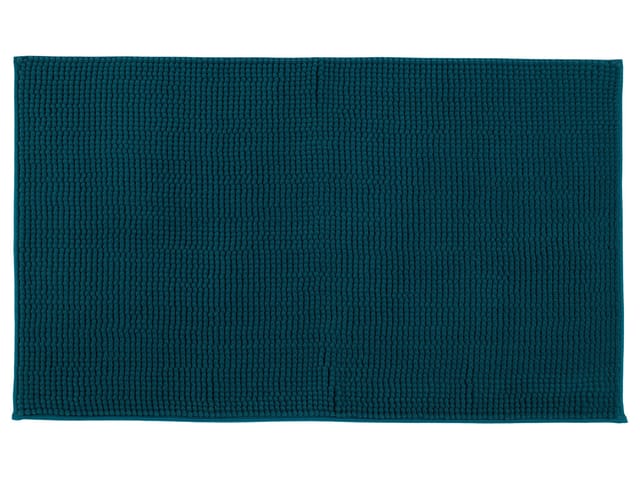 GÖZZE Badteppich Chenille 60 x 100 cm (Petrol)