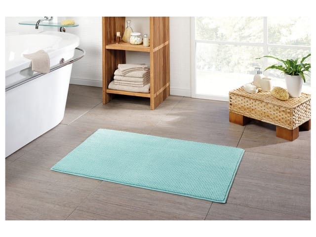 GÖZZE Badteppich Chenille 60 x 100 cm (Mint)