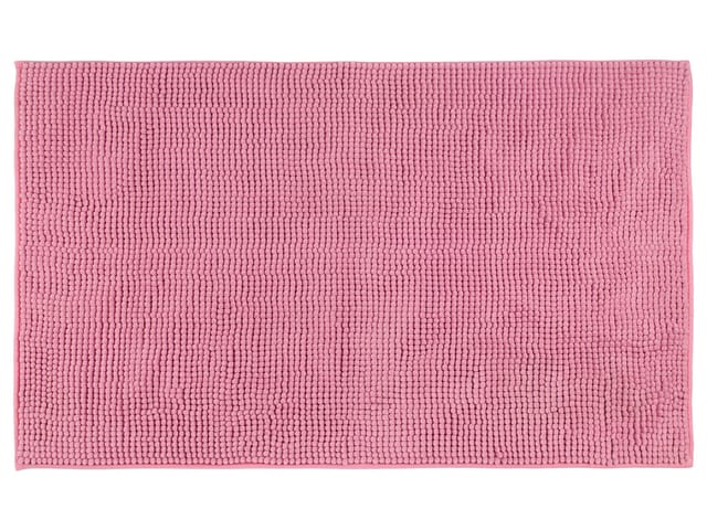 GÖZZE Badteppich Chenille 60 x 100 cm (Altrosa)