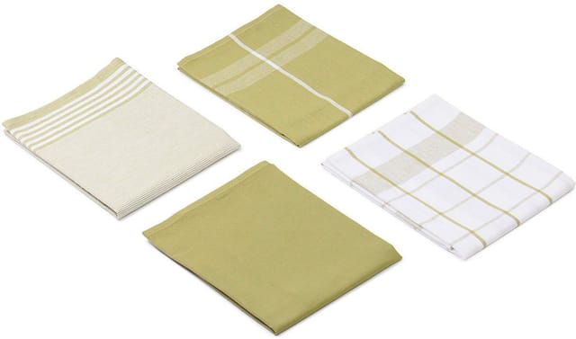 Gözze Geschirrtücher 4er Pack, 50 x 70 cm (Lindgrün)