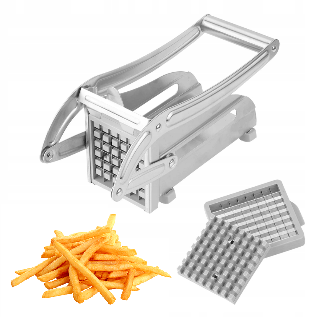 Pommes-frites-maschine, Kartoffelschneider, Stahl, 2 Klingen