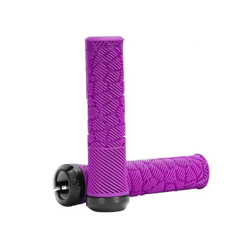 Lenkergriffe, Fahrradlenkergriffe, Tpr 145 Mm Mit Klemme, Enlee Lila