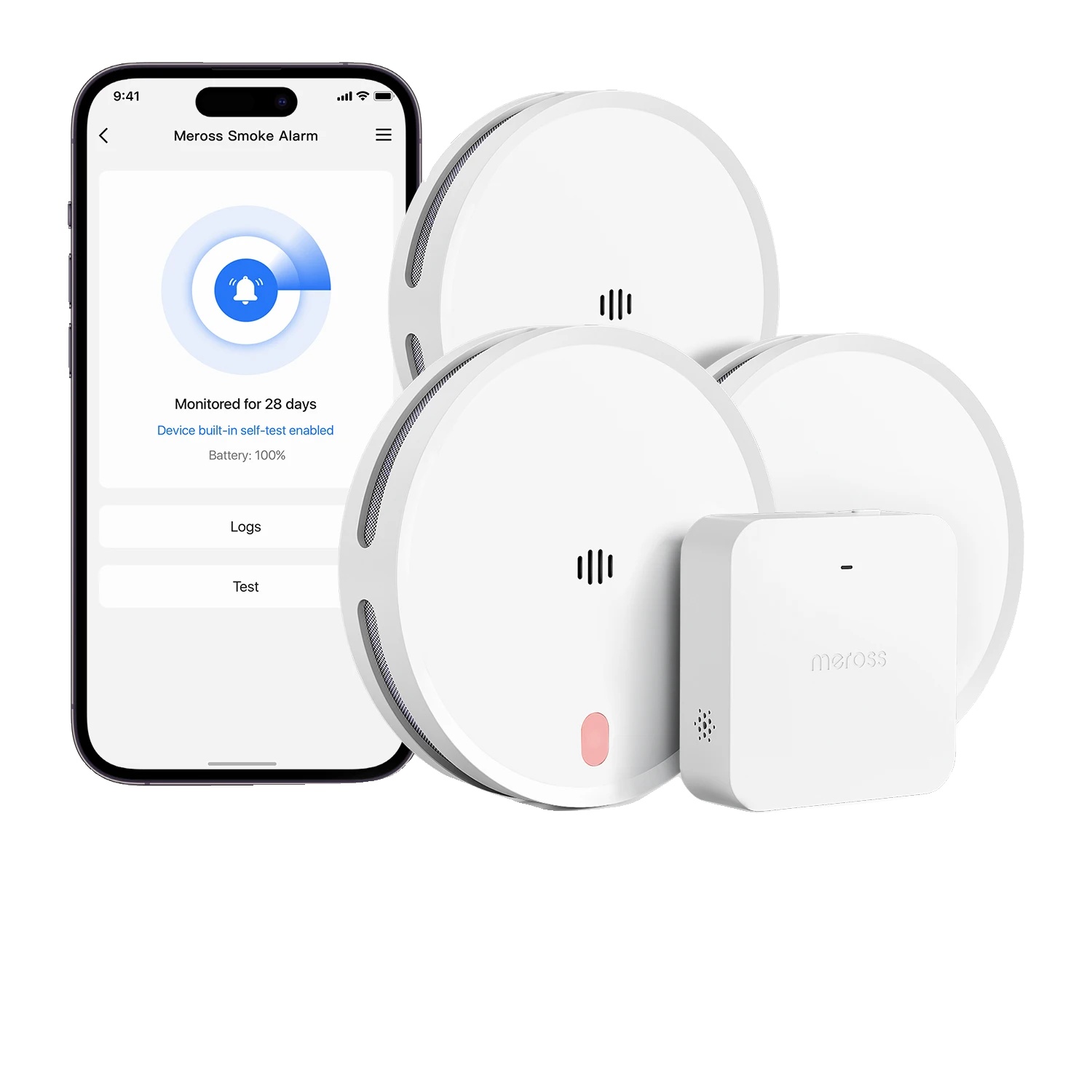 Rauchmelder, Brandmelder, Smart-home-kompatibel, 3er-pack Mit Eu-zentrale