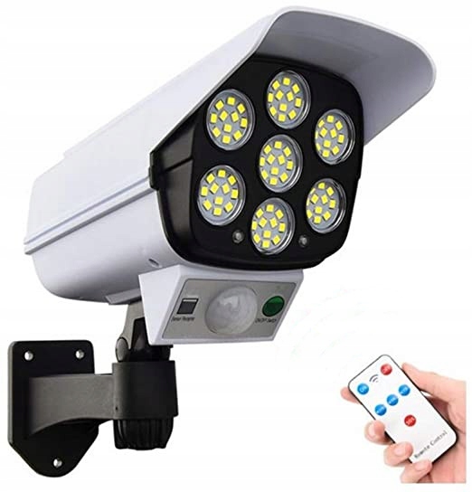 Solarlampen-kameraattrappe Mit Bewegungsmelder Und Fernbedienung