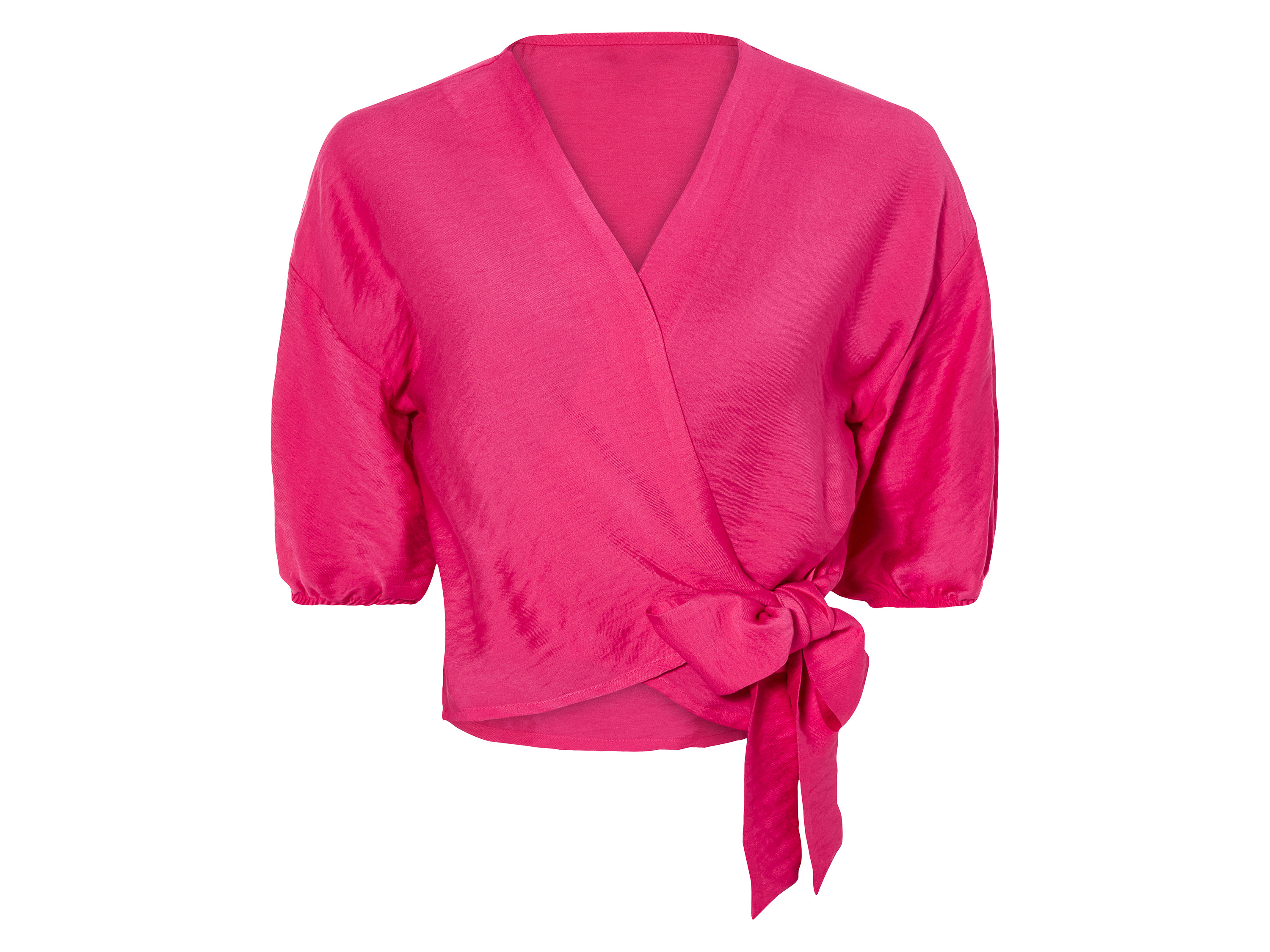 ESMARA® Damen Wickelbluse (Pink, 40) Bild 2
