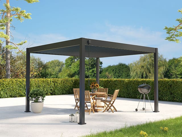 PERGOLINE Pavillon Superior (anthrazit, 3,6x4 m)
