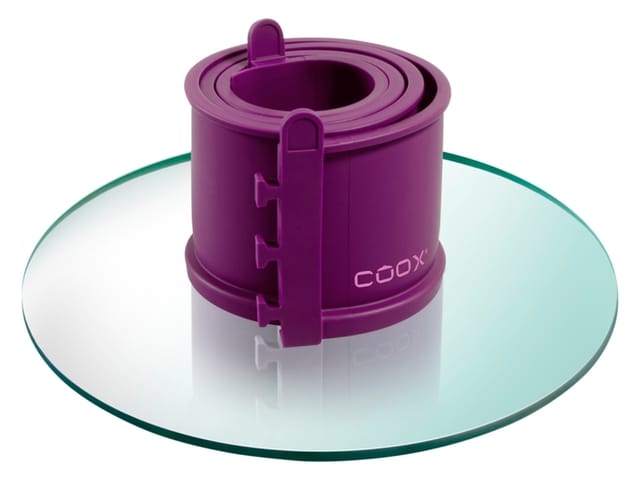 Coox Springform 18 cm mit Glasboden (Lila)