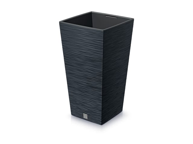 PROSPERPLAST Blumentopf FURU SQUARE (anthrazit, 265x265x500)