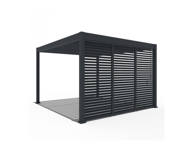 PERGOLINE Seitenwandpaneel Trumpf + Superior (horizontal, anthrazit, 1,23 m)