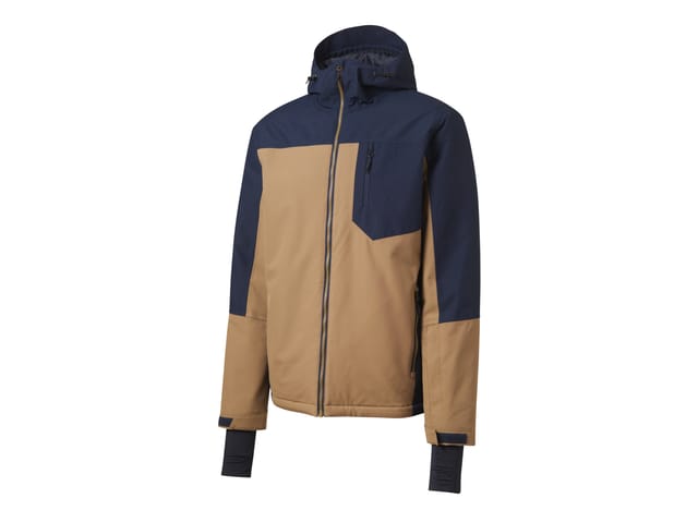 CRIVIT Herren Skijacke (navy/gelb, M(48/50))
