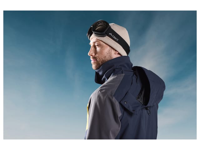 CRIVIT Herren Skijacke (Navy, L(52/54))