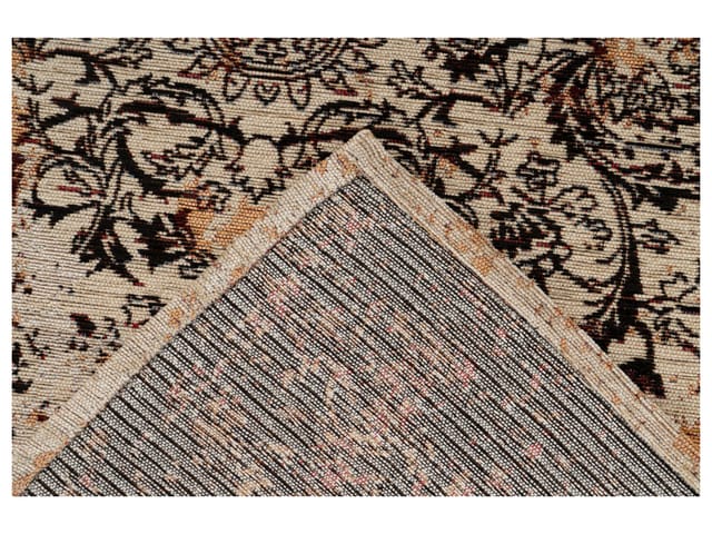 PADIRO Teppich Charme (700, Elfenbein, 80 x 150 cm)